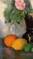 Flores y frutas Paul Cezanne